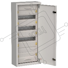 TITAN 5 Корпус металлический ЩРн-48 (1х48) 710х310х140мм IP31 серый (одна дверь)