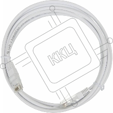 Кабель Патч-корд Lanmaster UTP TWT-45-45-2.0-WH вилка RJ-45-вилка RJ-45 кат.5е 2м белый ПВХ (уп.:1шт)