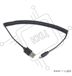 Кабель Cablexpert USB 2.0 Pro, AM/microBM 5P, 1.8м, витой, черный, пакет (CC-mUSB2C-AMBM-6)