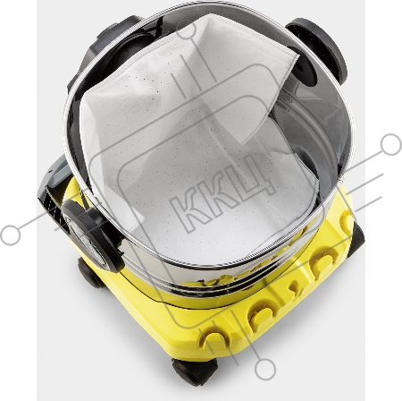 Строительный пылесос Karcher WD 6 P S V-30/6/22/T 1300Вт (уборка: сухая/сбор воды) желтый