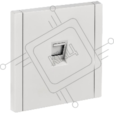 Розетка компьютерная RJ45 кат.5E FORTE&PIANO FP232 бел. IEK FP-K10-1-K01