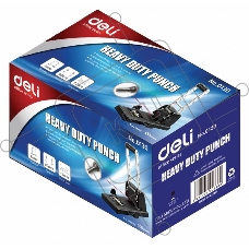 Дырокол Deli Heavy Duty E0130 макс.:100лист. металл ассорти отв.:2 с линейкой