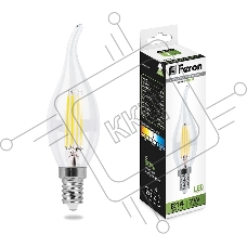 Лампа светодиодная FERON LB-67 (25781)  филаментная 7W 230V E14 4000K
