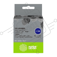 Картридж ленточный Cactus CS-LK4WBN черный шрифт, белый фон (12 мм, 9 м) для Epson LW300/LW400/LW700/LW600P/LW1000P/K400/Z700/Z900