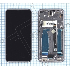 Дисплей для Asus ZenFone 5 ZE620KL серебро с рамкой