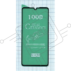 Керамическая пленка (стекло) для Samsung A41 черный