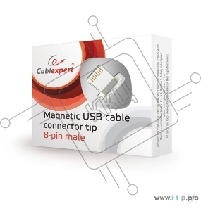 Адаптер lightning Cablexpert CC-USB2-AMLM-8P для магнитного кабеля, коробка