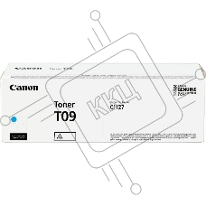 Тонер Canon T09 CY 3019C006 голубой туба для копира i-SENSYS X C1127iF, C1127i, C1127P