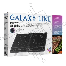 Индукционная плитка Galaxy Line GL 3062, черная, 3400 Вт