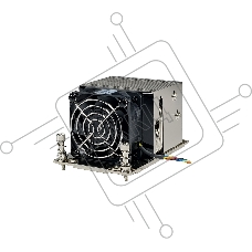 Кулер для сервера Ablecom ACL-S20080 серебристый, 60 мм, алюминий/медь, 8400 об/мин, 52 дБ, 4 pin, 290 Вт, 64 мм