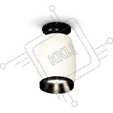 Светильник Ambrella Light XS1122041 SWH/PBK белый песок/черный полированный MR16 GU5.3 (N6902, C1122, N7031)