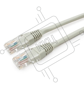 Патч-корд медный UTP Cablexpert PP10-0.5M кат.5, 0.5м, литой, многожильный (серый)