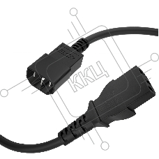 Кабель питания PROF удлинитель 1.0m, С13 - С14, черный, 3*1,0мм, GCR-54335 Кабель питания PROF удлинитель 1.0m, С13 - С14, черный, 3*1,0мм, GCR-54335