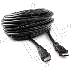 Кабель HDMI Cablexpert CC-HDMI4L-20M, 20м, v2.0, 19M/19M, серия Light, черный, позол.разъемы, экран, пакет