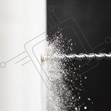 Бур по бетону, двойная спираль, Cobalt W-tip, 18x600 мм, SDS PLUS Denzel