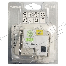 Картридж струйный Cactus CS-EPT0481 черный (14,4 мл) для Epson Photo R200/R220/R300/R320/R340/RX500/RX600/RX620/RX640