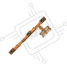 Шлейф кнопки включения и громкости для Huawei Y7 2019