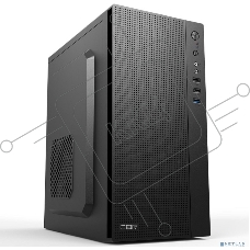 Корпус mATX Minitower CBR MX12, c БП PSU-ATX500-08EC (500W/80mm), 1*USB 3.0, 2*USB 2.0, HD Audio+Mic, Black [PCC-MATX-MX12-500W2]