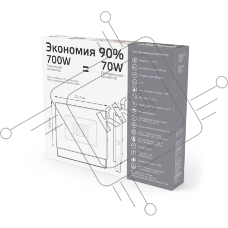 Прожектор уличный Gauss Qplus 688100370 светодиодный 70Вт графитовый