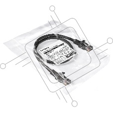 Патч-корд медный ExeGate UTP-RJ45-RJ45-5e-CU-0,5M-BK, UTP, cat.5e, 0.5м, черный