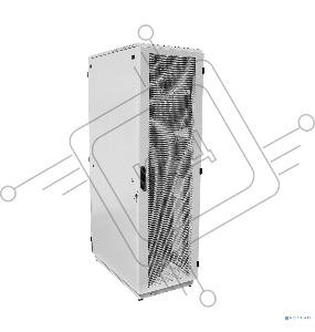 Шкаф телеком. напольный 33U (600x600) дверь перфорированная (ШТК-М-33.6.6-4ААА) (3 коробки)