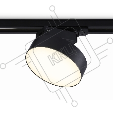 Трековый однофазный светодиодный светильник Ambrella light GL6839 BK черный LED 15W 3000K D115*80