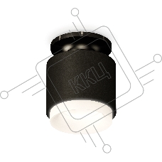 Светильник Ambrella Light XS7511064 SBK/PBK/FR черный песок/черный полированный/белый матовый MR16 GU5.3 (N7926, C7511, N7165)