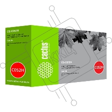 Картридж лазерный Cactus CS-C052H черный (9200 стр.) для Canon MF421/426/428/429; LBP 212/214/215