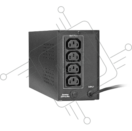 Источник бесперебойного питания ExeGate EP285566RUS Power Smart ULB-600.LCD.AVR.C13 <600VA/360W, LCD, AVR, 4*IEC-C13, Black>
