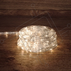 Дюралайт LED фиксинг (2W), 24 LED/м, теплый белый, 20 м