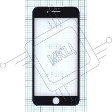Защитное стекло 4D для Apple iPhone 7/8 Plus черный