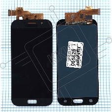 Дисплей для Samsung Galaxy A5 SM-A520F (2017) в сборе с тачскрином (TFT) черный