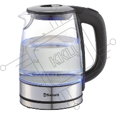 Чайник электрический Sakura SA-2725BK (1.7) стекл подсв
