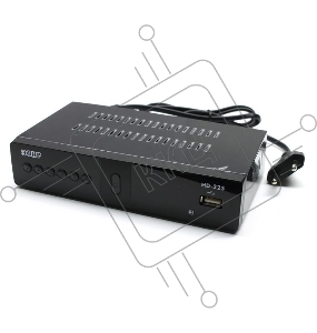 Ресивер эфирный цифровой DVB-T2/C HD HD-225 метал, дисплей DOLBY DIGITAL, Эфир