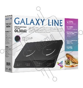 Индукционная плитка Galaxy LINE GL3061, черная (2 конф)
