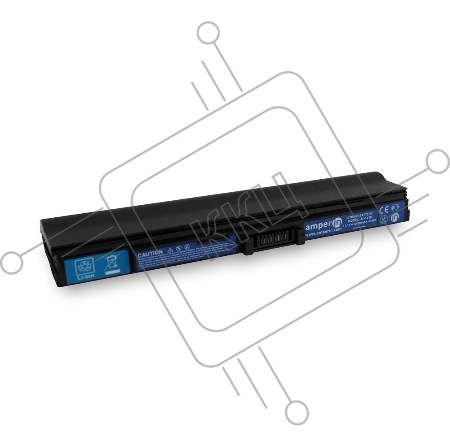 Аккумуляторная батарея Amperin для ноутбука Acer Aspire 1410 11.1V 4400mAh (49Wh) AI-1410