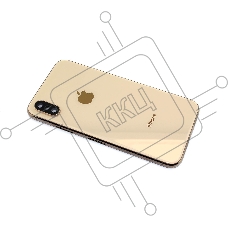 Задняя крышка (корпус) в сборе с рамкой для Apple iPhone Xs gold