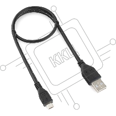 Кабель Gembird/Cablexpert CCP-mUSB2-AMBM-0.5M Кабель USB 2.0 Pro , AM/microBM 5P, 0.5м, экран, черный, пакет 