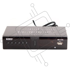 Ресивер эфирный цифровой DVB-T2/C HD HD-225 метал, дисплей DOLBY DIGITAL, Эфир