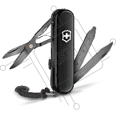 Нож перочинный Victorinox Signature Lite Onyx Black (0.6226.31P) 58мм 8 функций черный подар.коробка