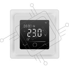 Терморегулятор цифровой Rexant ClimaHome W сенсорный, программируемый, с Wi-Fi, белый