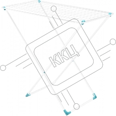 Сушилка для белья НИКА СБ3/Б белая,напольная,10м