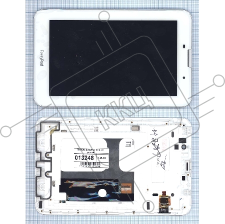 Модуль (матрица + тачскрин) для EveryPad белый с рамкой
