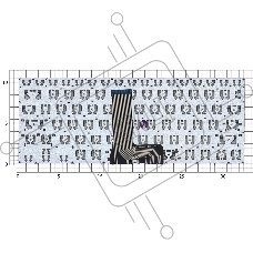 Клавиатура для ноутбука Asus X412DA  серебристая