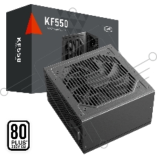 Блок питания  PCCOOLER, 550W 80+ White (ATX, ATX 2.4, Non-modular, 1x24(20+4)pin 550mm, 1xCPU*2 8(4+4)pin 610+150mm, 1xPCIe*2 8(6+2)pin 510+150mm, 2xSATA*3+MOLEX4pin*1 450+150+150+150mm , Active, 120x120mm, 140x150x86mm, APFC, OVP, SCP, OPP (140-160%, 2ms