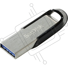 Флеш диск Sandisk 128Gb Cruzer Ultra Flair SDCZ73-128G-G46 USB3.0 серебристый/черный