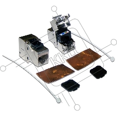 Модуль Keystone, RJ45, кат.6A, STP, 180 градусов