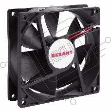 Вентилятор для корпуса Rexant RX 9225MS 24VDC черный, 92 мм, 2500 об/мин, 30 дБ, 2 pin