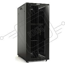 Шкаф напольный 19дюйм 42U 2055х800х1000мм TTB-4281-DD-RAL9004 перф. двери черн. Hyperline 392684