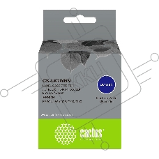 Картридж ленточный Cactus CS-LK7WBN черный шрифт, белый фон (36 мм, 9 м) для Epson LW1000P/Z700/Z900